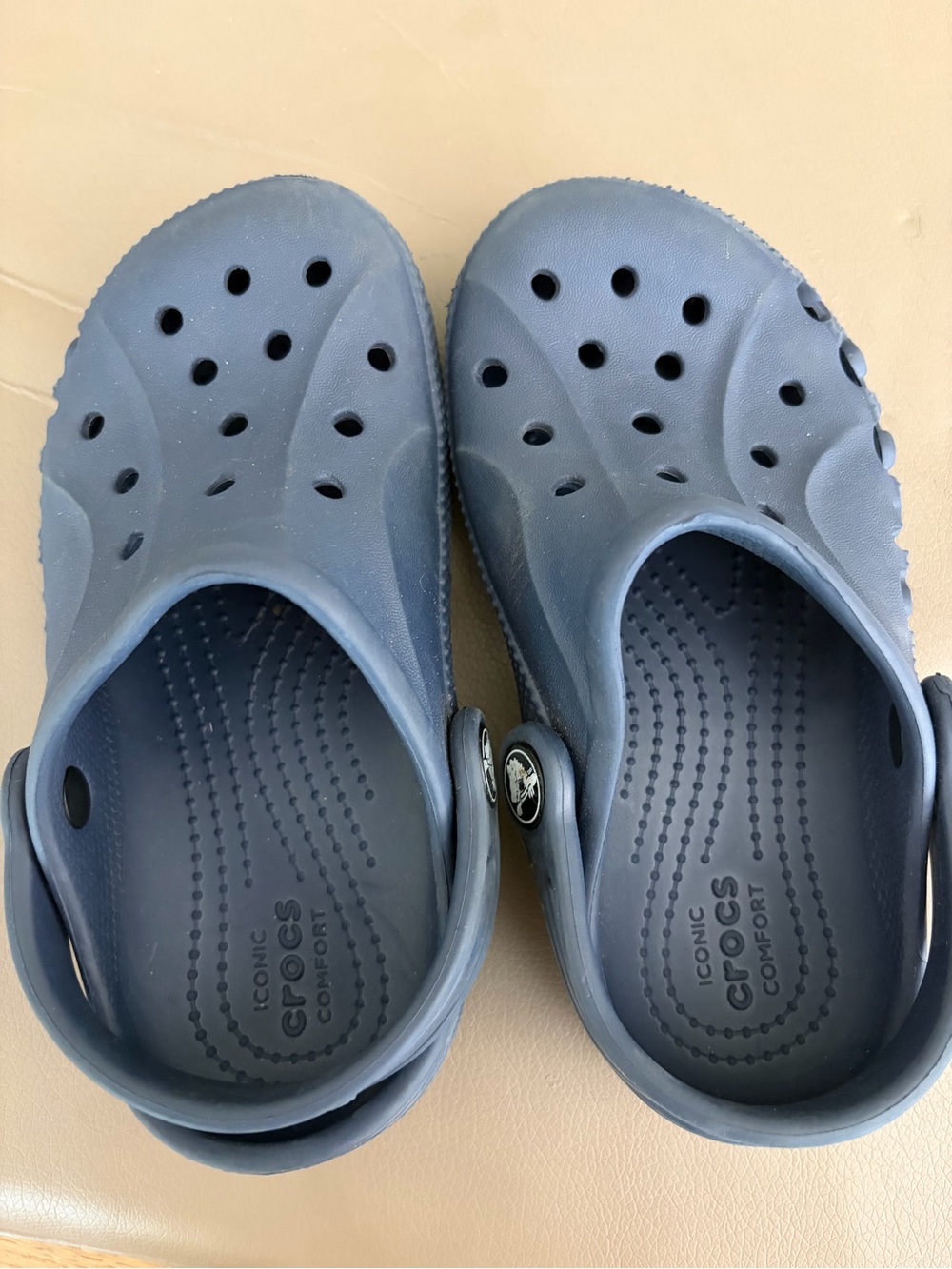 CROCS Kids Classic Clogs in Navy Blue